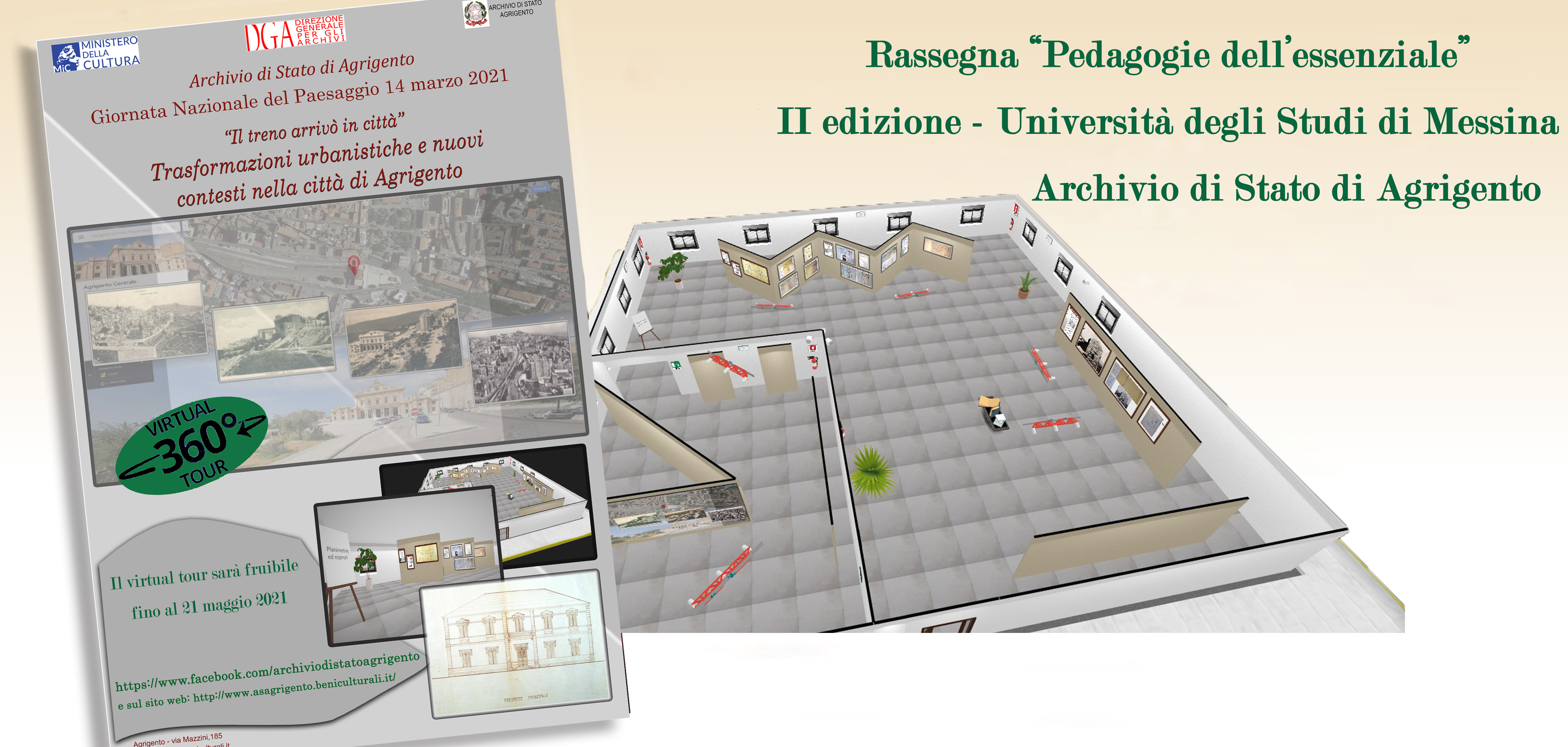 Virtual tour “Il treno arrivò in città” – Trasformazioni urbanistiche e nuovi contesti nella città di Agrigento